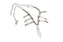 Load image into Gallery viewer, Tribal Inspired Necklace With a Feather Pendant
