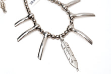 Load image into Gallery viewer, Tribal Inspired Necklace With a Feather Pendant
