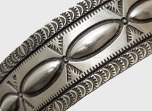 Load image into Gallery viewer, Josiah F. Smith Silver Stamped Bracelet