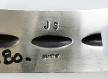 Load image into Gallery viewer, Josiah F. Smith Silver Stamped Bracelet