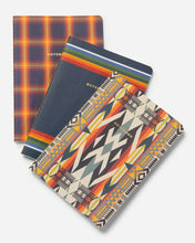 Load image into Gallery viewer, Three notebook with different Pendleton designs