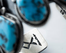 Load image into Gallery viewer, Matthew Charley Stacked Sleeping Beauty Turquoise Cuff