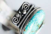 Load image into Gallery viewer, Large Sonoran Gold Turquoise Cuff By Matthew Charley