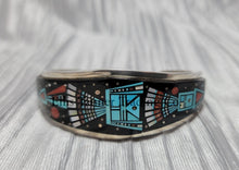 Load image into Gallery viewer, Ervin P. Tsosie Sleeping Beauty Inlaid Bracelet