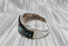 Load image into Gallery viewer, Ervin P. Tsosie Sleeping Beauty Inlaid Bracelet