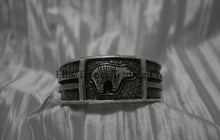 Load image into Gallery viewer, Harrison Jim Silver Bear Overlay Bracelet