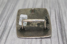 Load image into Gallery viewer, Flat back view of buckle with loop standing up