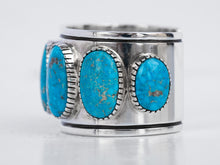Load image into Gallery viewer, Tommy Jackson Water-Webbed Turquoise Cuff
