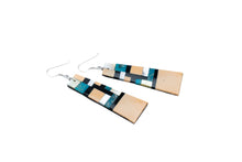 Load image into Gallery viewer, Zuni style Inlay Dangled Earrings
