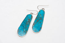 Load image into Gallery viewer, Turquoise Slab earrings
