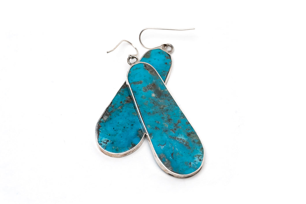 Turquoise Slab earrings