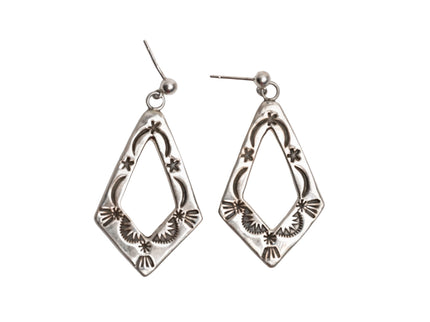 Geometric Post Drop Earrings