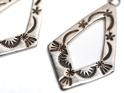 Geometric Post Drop Earrings