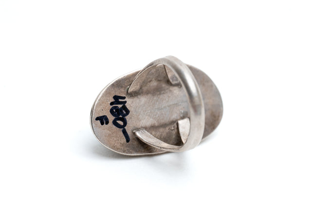 Navajo Silver Sleeping Beauty Turquoise Ring