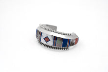Load image into Gallery viewer, Benson Manygoats Crazy Horse Inlay Bracelet
