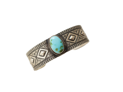 Royston Turquoise Cuff by Herman Smith