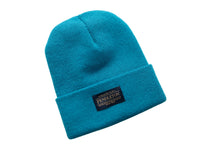 Load image into Gallery viewer, Teal beanie with Pendleton label on a white background
