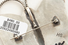 Load image into Gallery viewer, Silver Stamped Butterfly Pin and Pendant by Herman Smith

