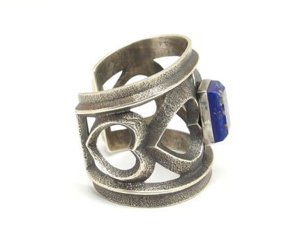 Aaron Anderson Lapis Heart Cutout Bracelet