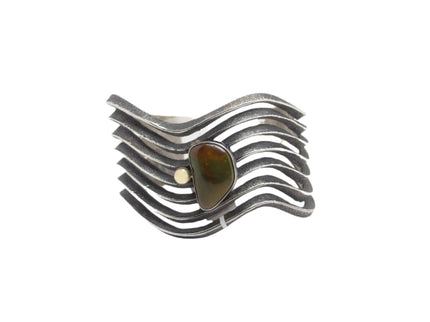Aaron Anderson Royston turquoise 14k drop Bracelet