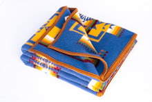 Load image into Gallery viewer, Pendleton Blanket Blue and Yellow
