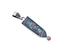 Load image into Gallery viewer, Ervin P. Tsosie Coral Yei Pendant
