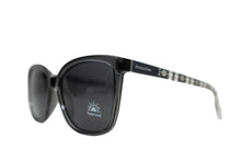 Load image into Gallery viewer, Dark grey Pendleton sunglasses with a brand logo on arm on a white background
