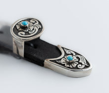 Load image into Gallery viewer, Navajo Sterling Silver Ranger Set by Lee Charley
