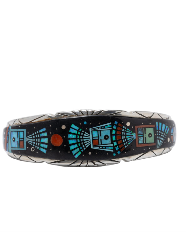 Ervin P. Tsosie Royston Inlaid Bracelet