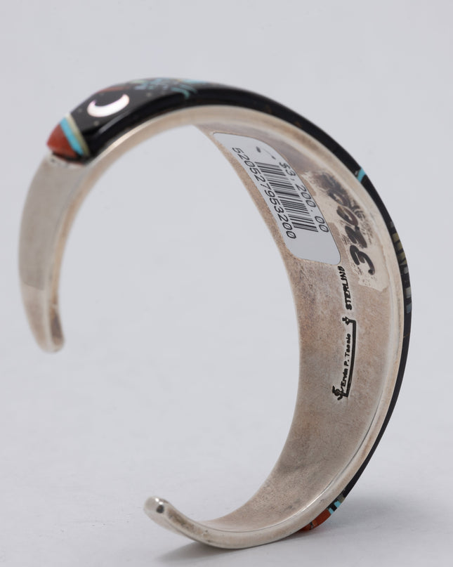 Ervin P. Tsosie Yei 3-D inlaid bracelet