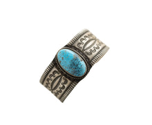 Load image into Gallery viewer, Kingman Turquoise Slim Cuff by Herman Smith
