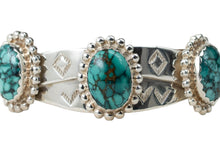 Load image into Gallery viewer, Benson Manygoats Carico Lake Turquoise Bracelet
