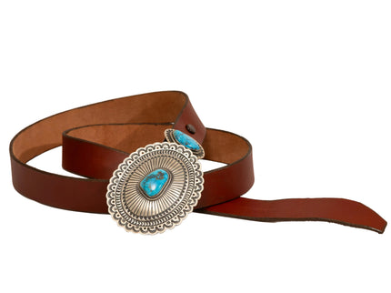 Matthew Charley Morenci Turquoise Buckle keeper