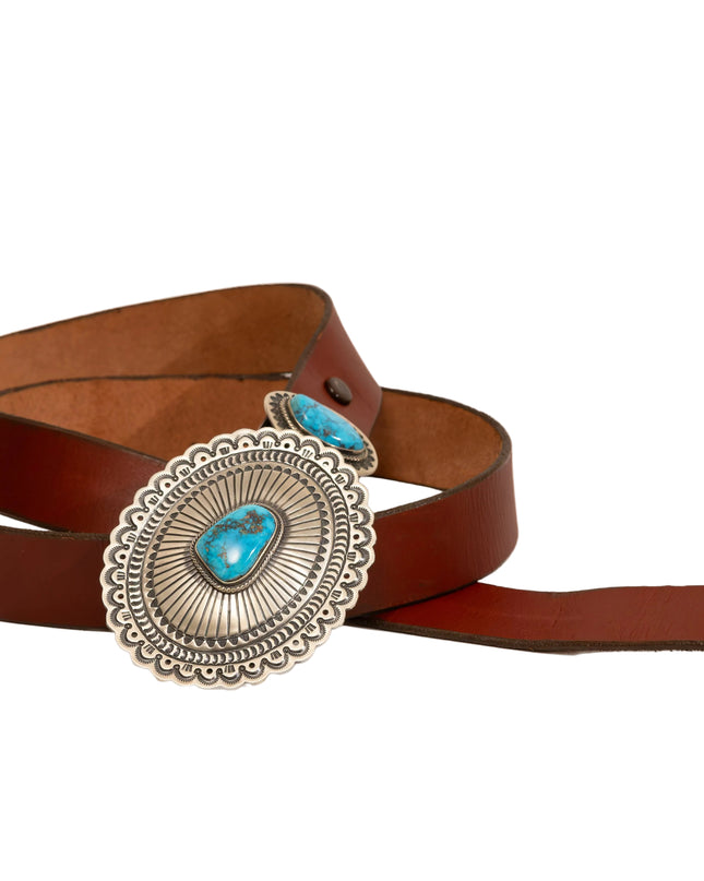 Matthew Charley Morenci Turquoise Buckle keeper
