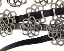 Load image into Gallery viewer, Harrison Jim Navajo Sterling Silver Cast Cut Out Concho Belt
