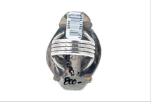 Load image into Gallery viewer, Silver Flat Morenci Turquoise Ring by Navajo Silversmith Tommy Jackson
