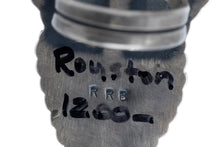 Load image into Gallery viewer, Heavy Guage Oxidized Silver with Royston Turquoise By Navajo Silversmith Readda R. Begay
