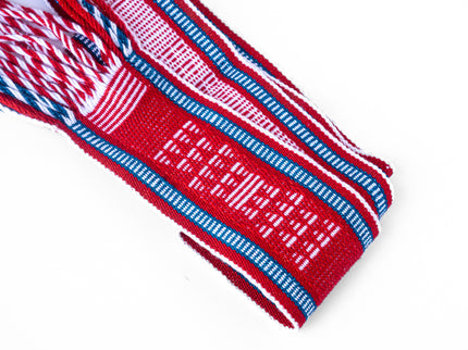 Navajo Red, White, & Blue Sash Belt