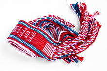 Load image into Gallery viewer, Navajo Red, White, &amp; Blue Sash Belt

