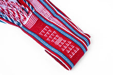 Load image into Gallery viewer, Navajo Red, White, &amp; Blue Sash Belt
