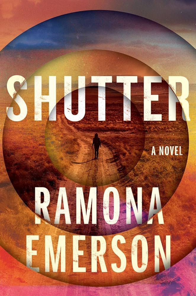 The image features the cover of the novel 