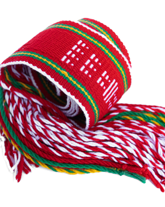 Navajo Red Sash Belt