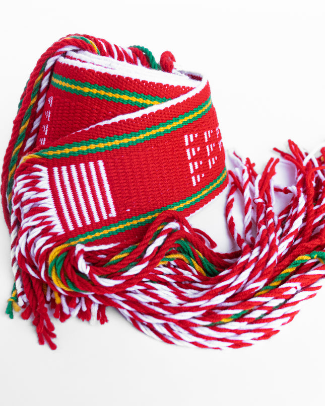 Navajo Red Sash Belt