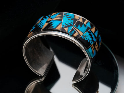 Tommy Jackson Inlay Bracelet with Iron Wood