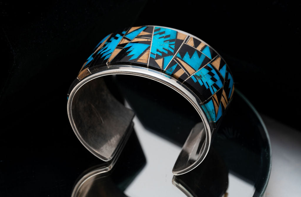 Tommy Jackson Inlay Bracelet with Iron Wood