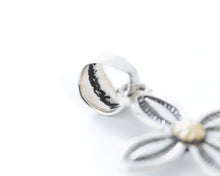 Load image into Gallery viewer, 18k Gold and Silver Cross Stamped and Signed Matthew Charley Pendant
