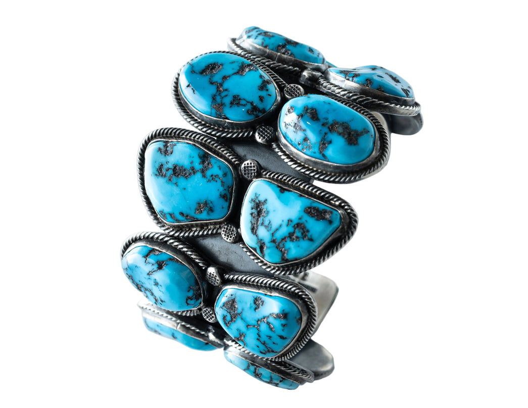 Matthew Charley Stacked Sleeping Beauty Turquoise Cuff