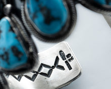 Load image into Gallery viewer, Matthew Charley Stacked Sleeping Beauty Turquoise Cuff
