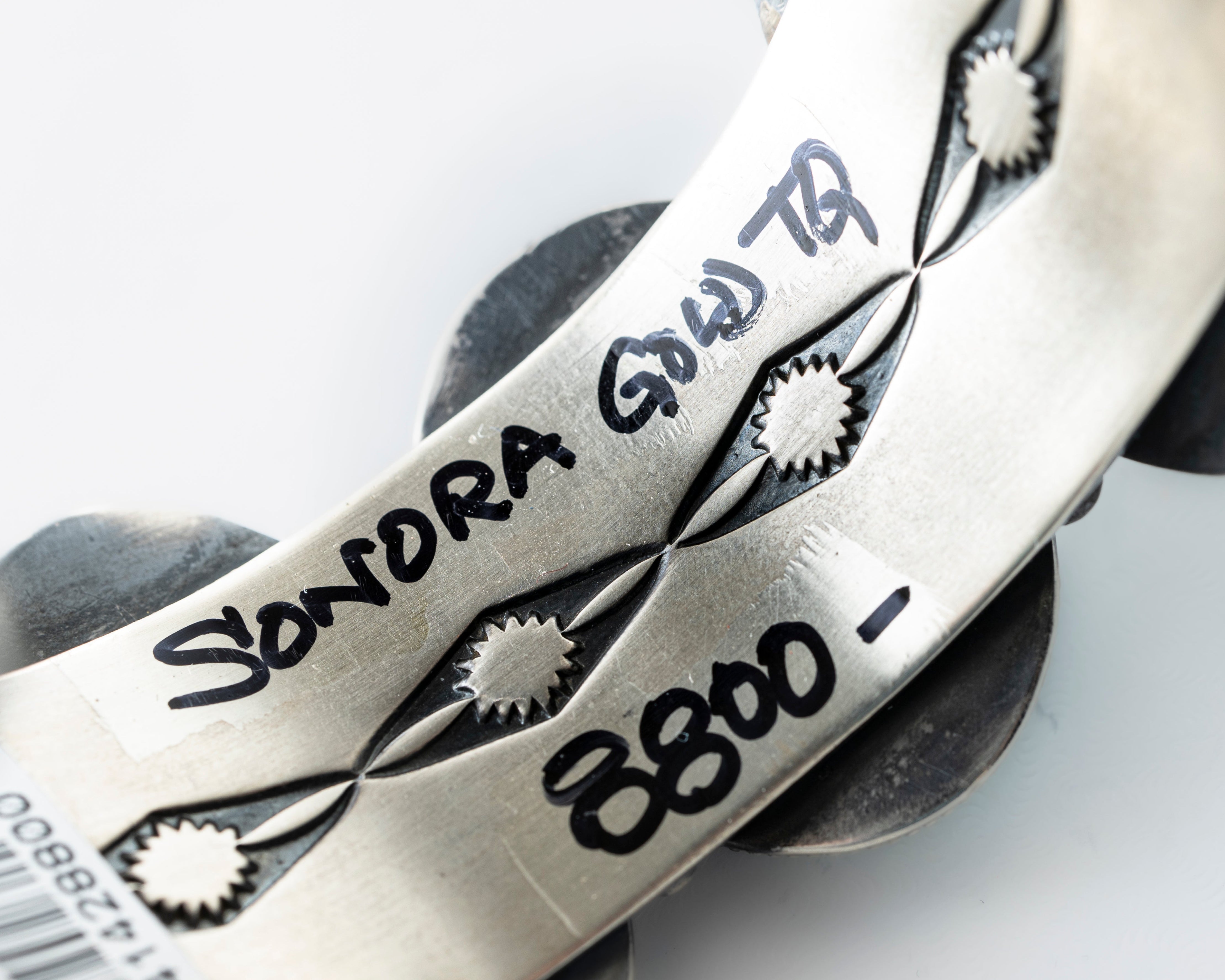 Large Sonoran Gold Turquoise Cuff By Matthew Charley – Ellis