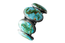 Load image into Gallery viewer, Large Sonoran Gold Turquoise Cuff By Matthew Charley
